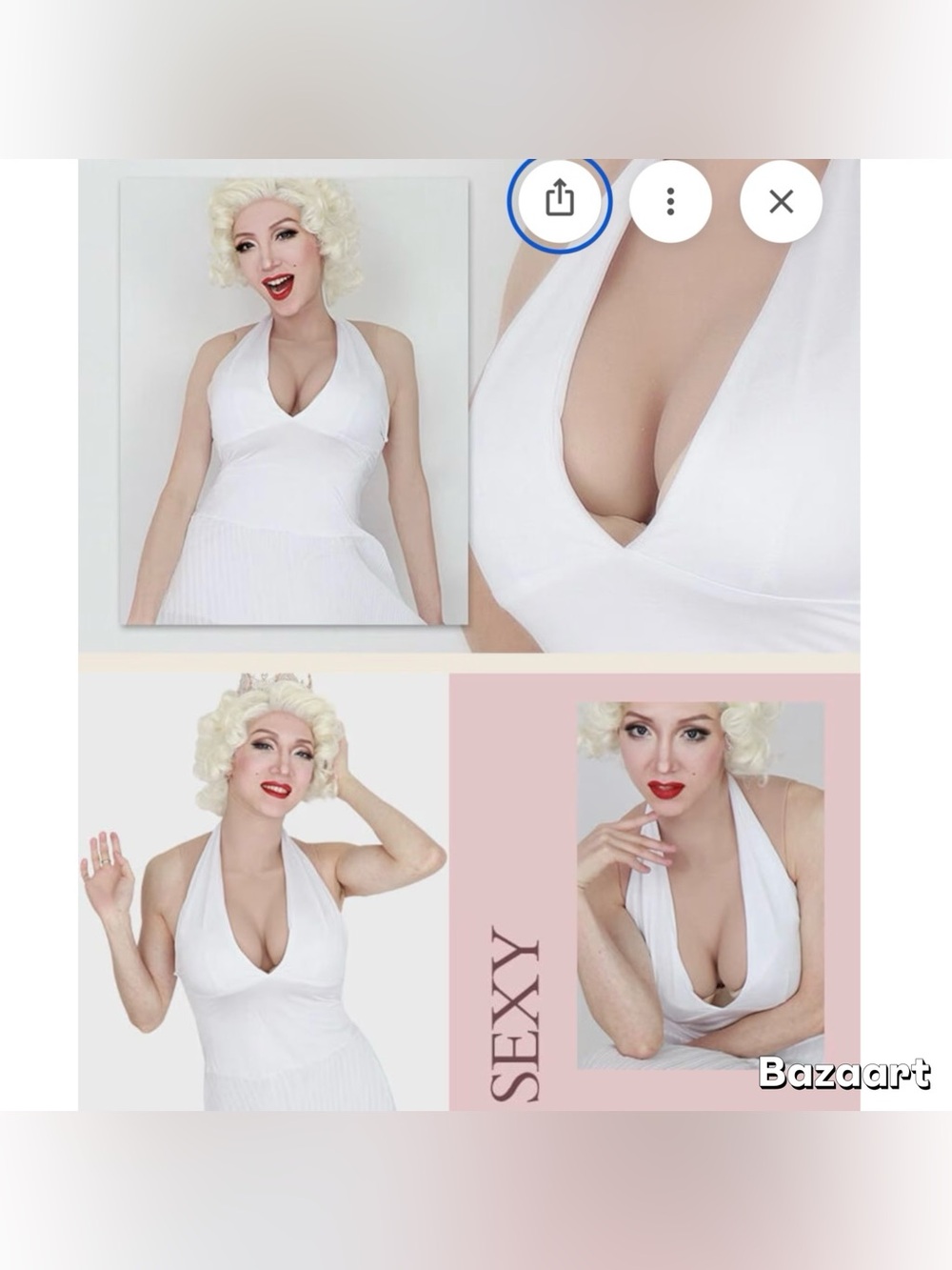 Realistic D Cup Silicone Breast Plate, Mastectomy, Crossdresser, Trans & Drag - Picture 6 of 9